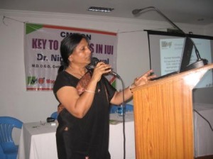 Key to Success in IUI CME Speaker Leading Fertility Specialist Dr Nirmala Agrawal