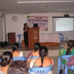 Leading Fertility Specialist Dr Nirmala Agrawal with participants in a CME Camp on Infertility